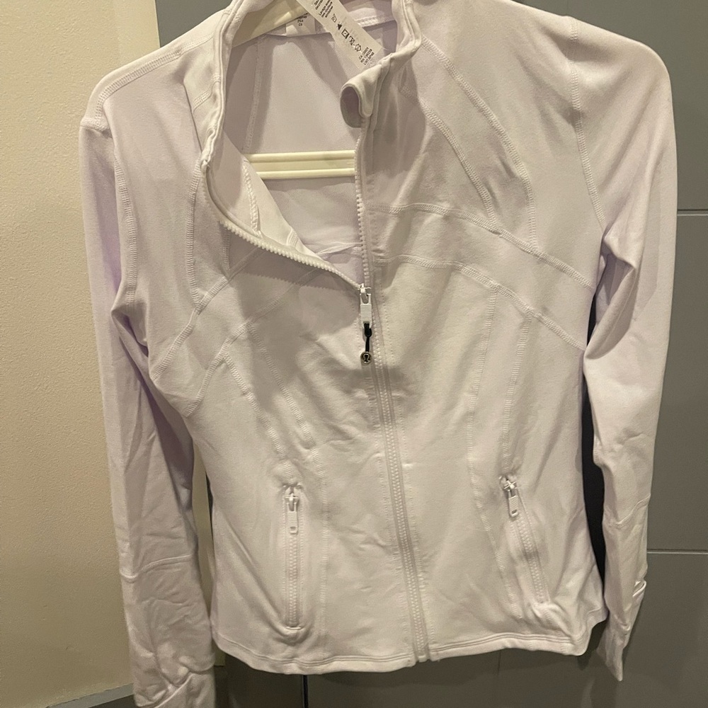 Lululemon white define zip up